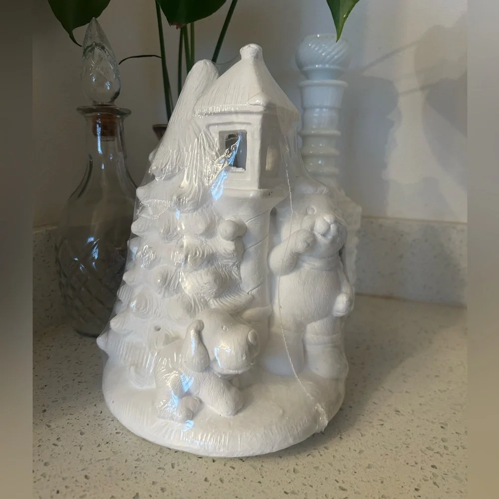 Unpainted Ceramic Bisque Christmas Tree Decoration